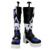 Honkai:Star Rail Silver Wolf schwartze Stiefel Cosplay Schuhe Halloween Karneval Outfits